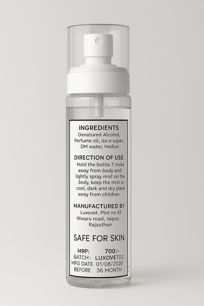 Luxovet Musk Seduction Body Mist